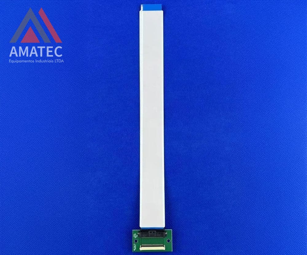 Cabo Conector Flexível Flat Para Cabeça de Impressão Xaar 1001 Branco 30cm